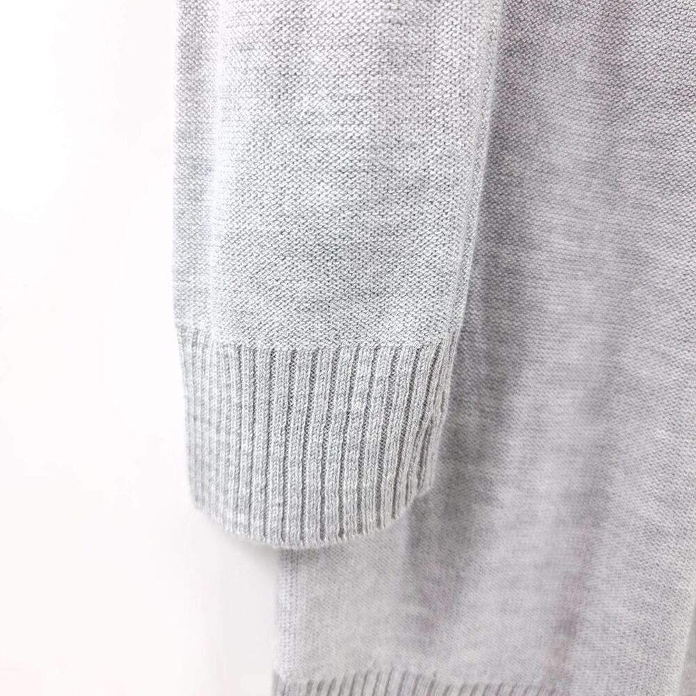 Joan Vass Gray Cashmere Tunic Sweater Size S/M NWT - Picture 5 of 10